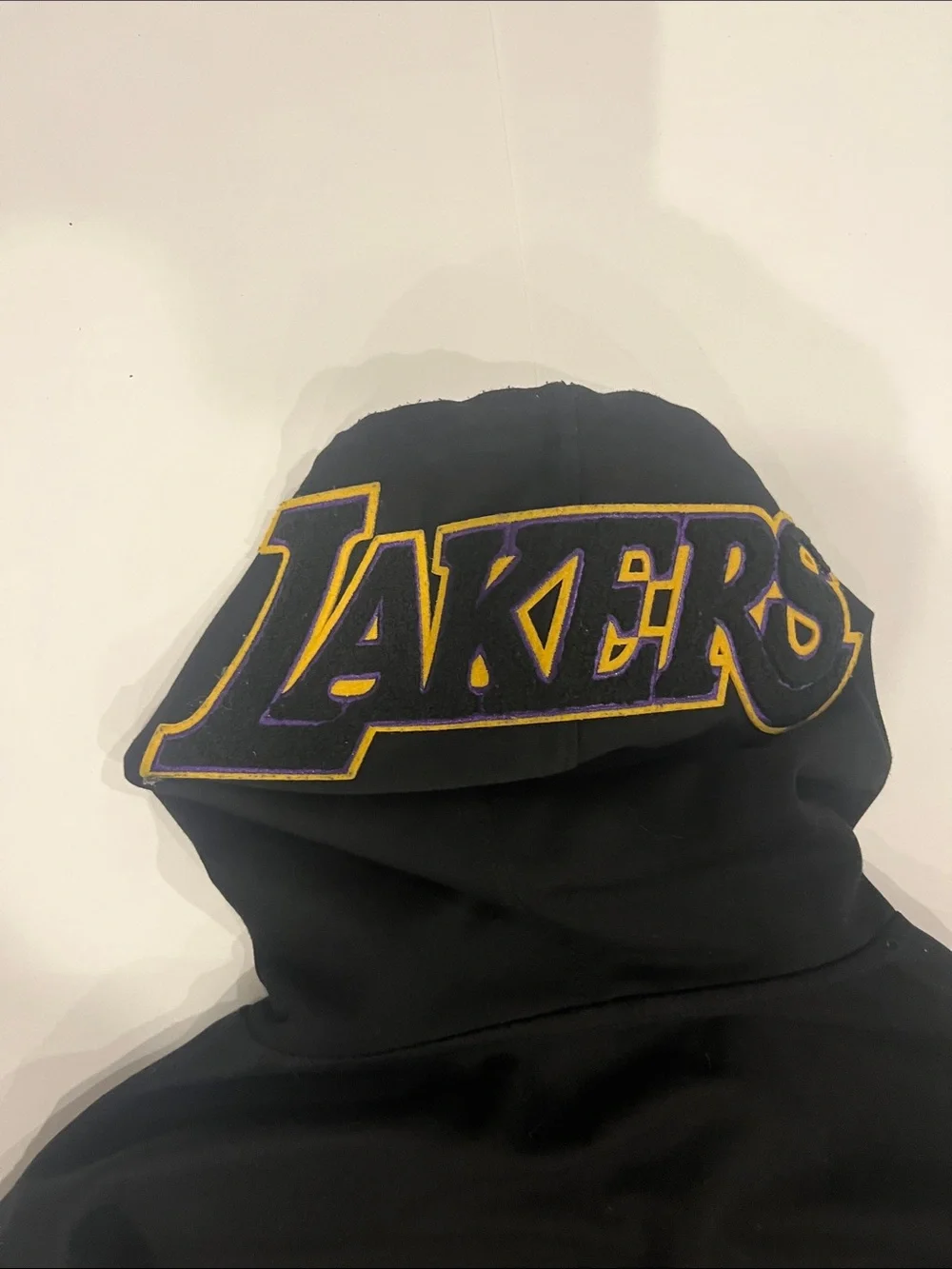 Los Angeles Lakers Black Crewneck Sweatshirt with Gold Logos